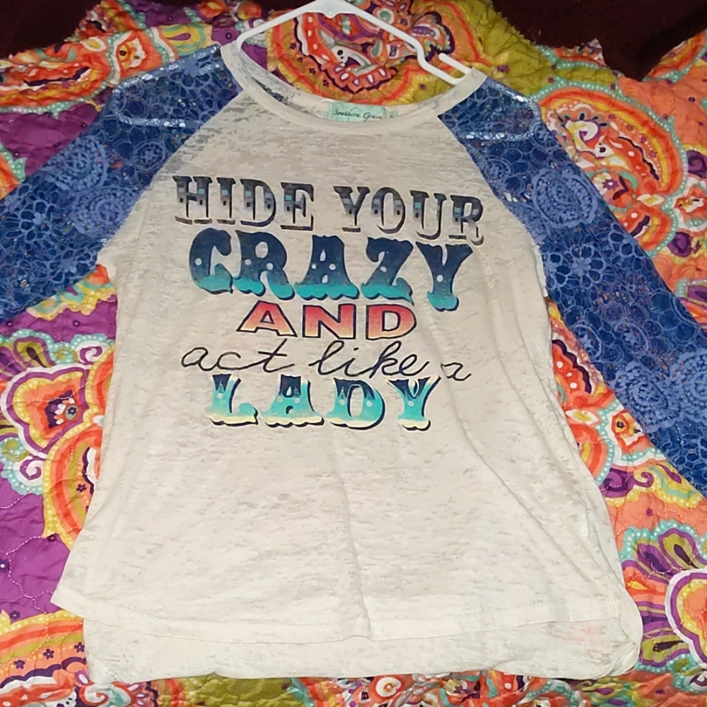 Southern Grace cute base ball t-shirt